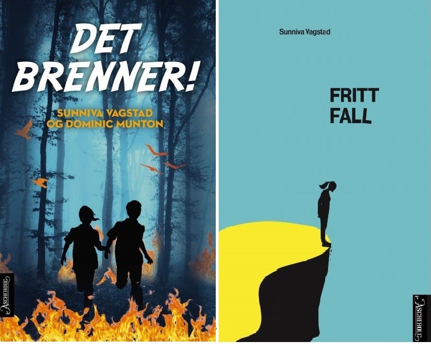 To utgivelser på Aschehoug: "Fritt fall" og "Det brenner"