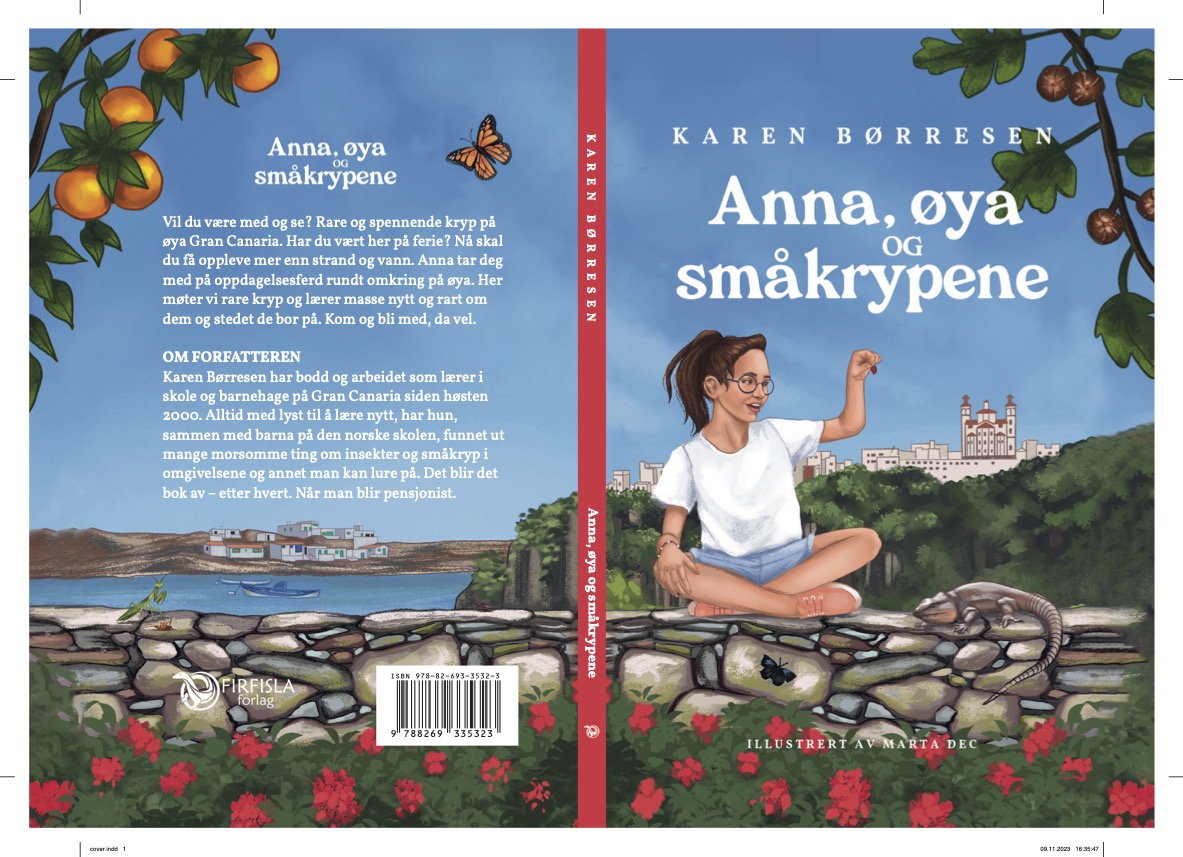 Barnebok på Firfisla forlag: "Anna, øya og småkrypene"